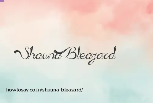 Shauna Bleazard