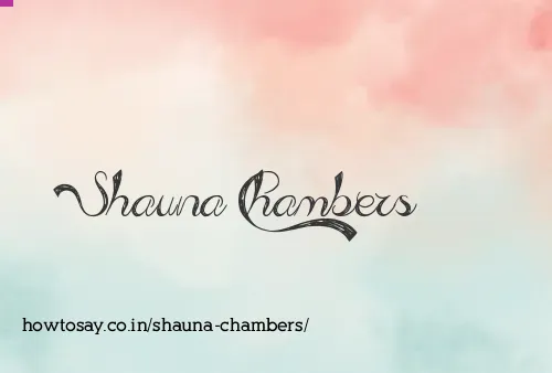 Shauna Chambers