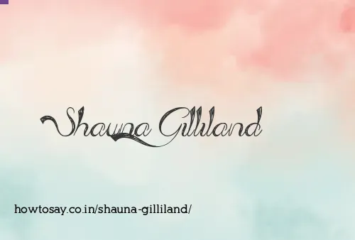 Shauna Gilliland