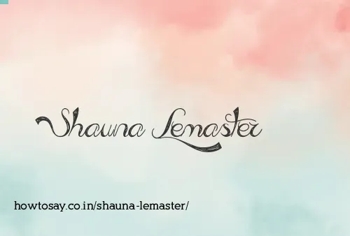 Shauna Lemaster