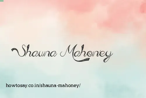 Shauna Mahoney