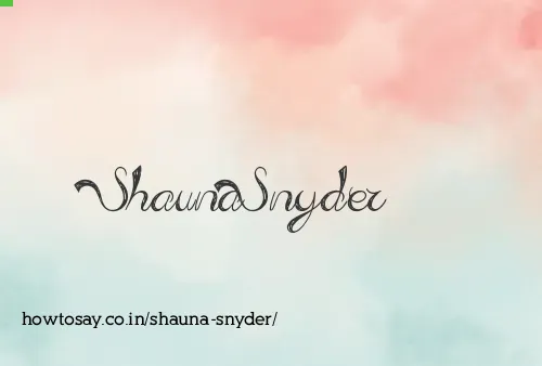 Shauna Snyder
