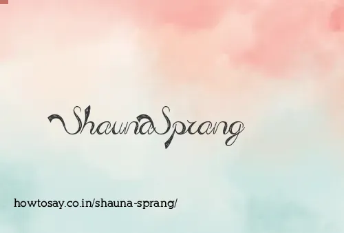 Shauna Sprang
