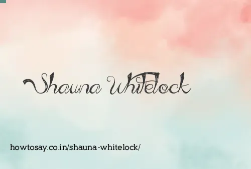 Shauna Whitelock
