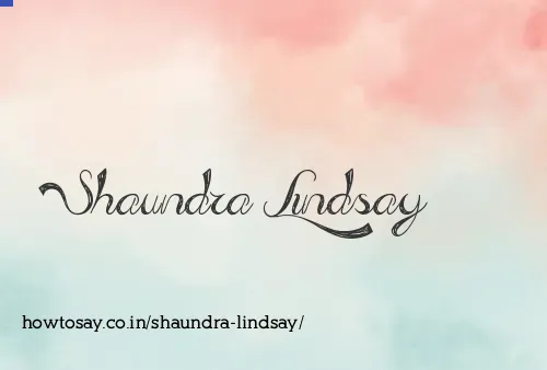 Shaundra Lindsay