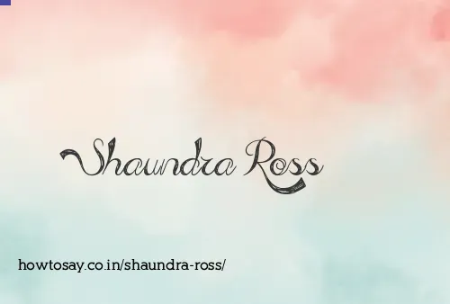 Shaundra Ross
