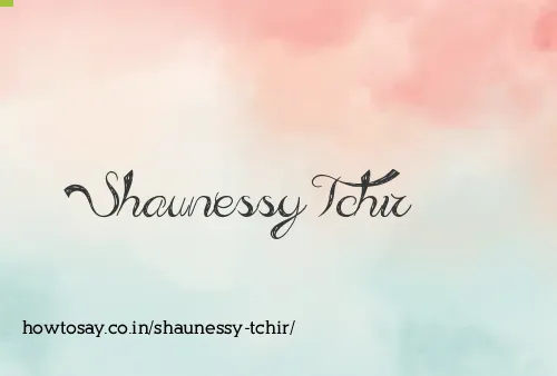 Shaunessy Tchir