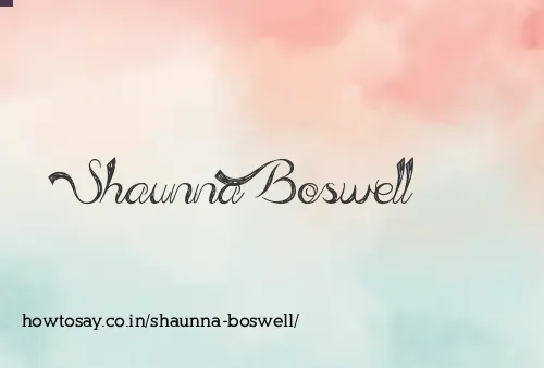 Shaunna Boswell