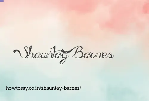 Shauntay Barnes