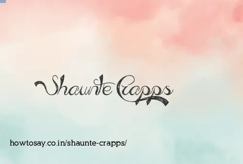 Shaunte Crapps