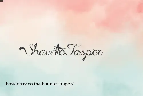 Shaunte Jasper