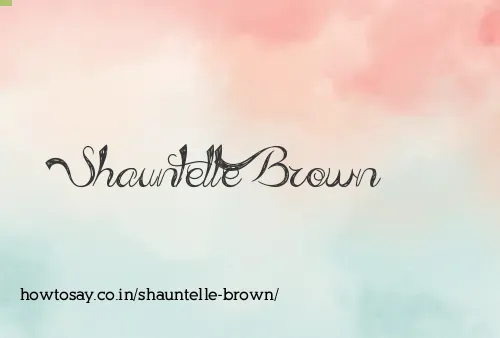 Shauntelle Brown