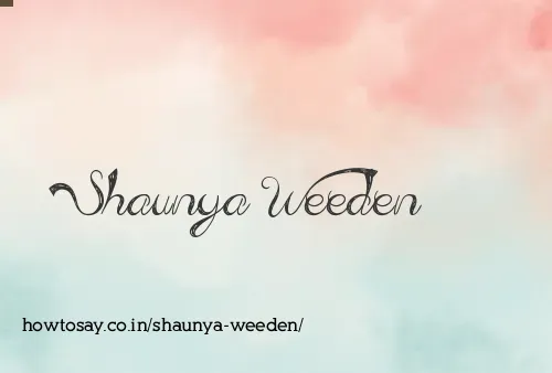 Shaunya Weeden