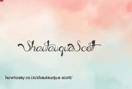 Shautauqua Scott