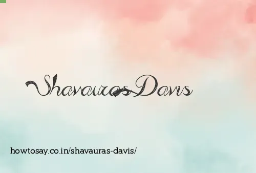 Shavauras Davis