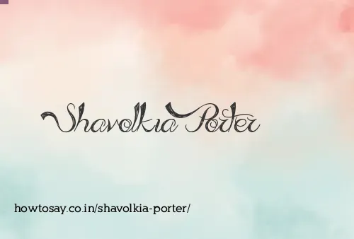 Shavolkia Porter