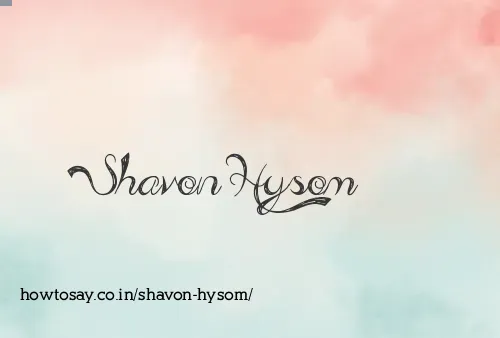 Shavon Hysom