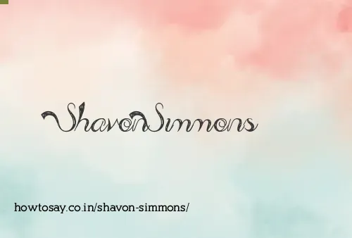 Shavon Simmons