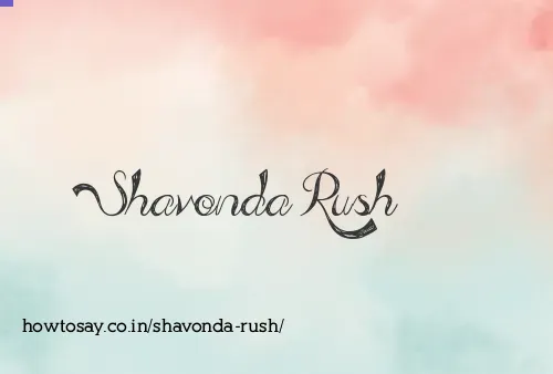 Shavonda Rush