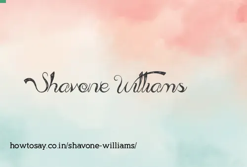 Shavone Williams