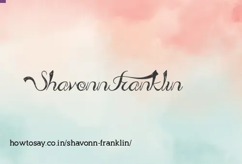 Shavonn Franklin