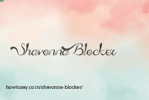 Shavonna Blocker