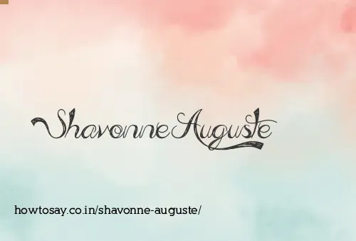 Shavonne Auguste