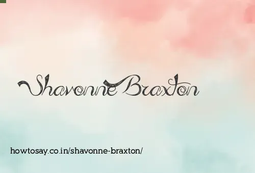 Shavonne Braxton