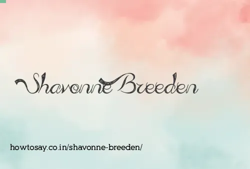 Shavonne Breeden