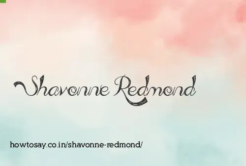 Shavonne Redmond