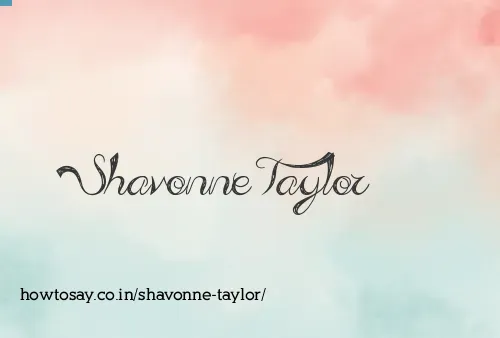 Shavonne Taylor