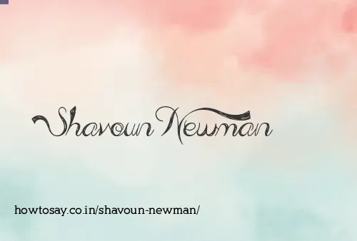 Shavoun Newman