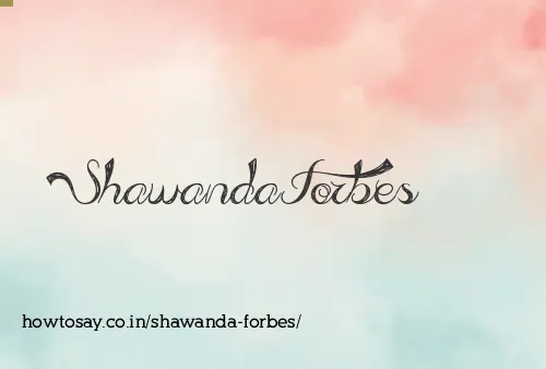 Shawanda Forbes