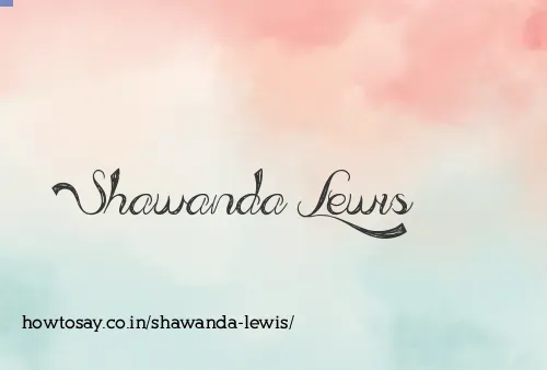Shawanda Lewis