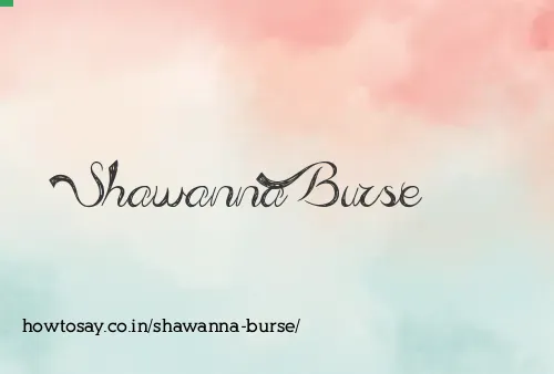 Shawanna Burse