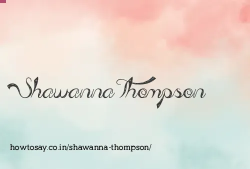 Shawanna Thompson