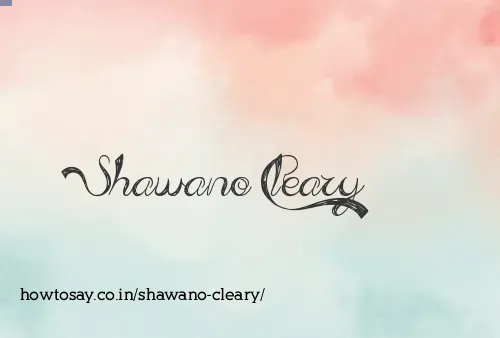Shawano Cleary