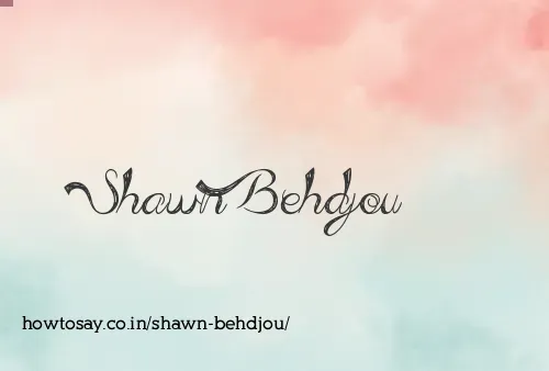 Shawn Behdjou