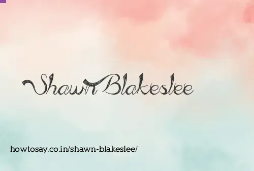 Shawn Blakeslee