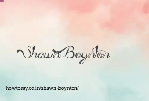 Shawn Boynton