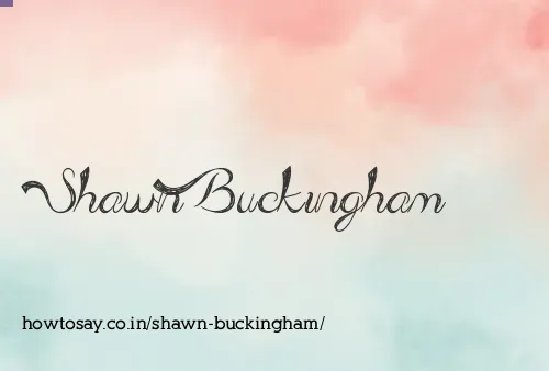 Shawn Buckingham