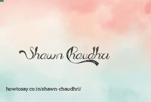 Shawn Chaudhri