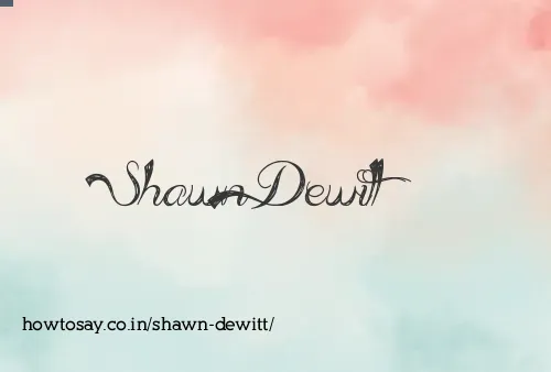 Shawn Dewitt