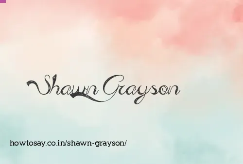 Shawn Grayson