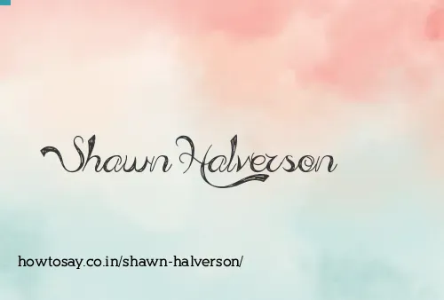 Shawn Halverson