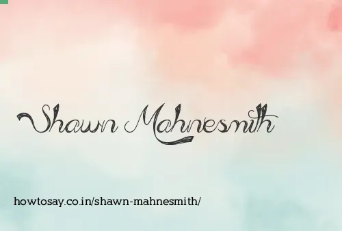 Shawn Mahnesmith