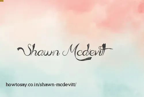 Shawn Mcdevitt