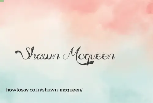 Shawn Mcqueen