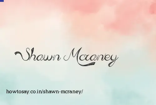 Shawn Mcraney