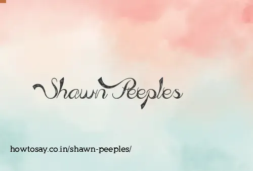 Shawn Peeples